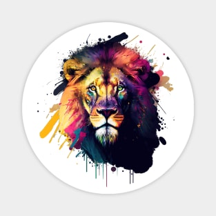 Majestic Lion Head Design Magnet